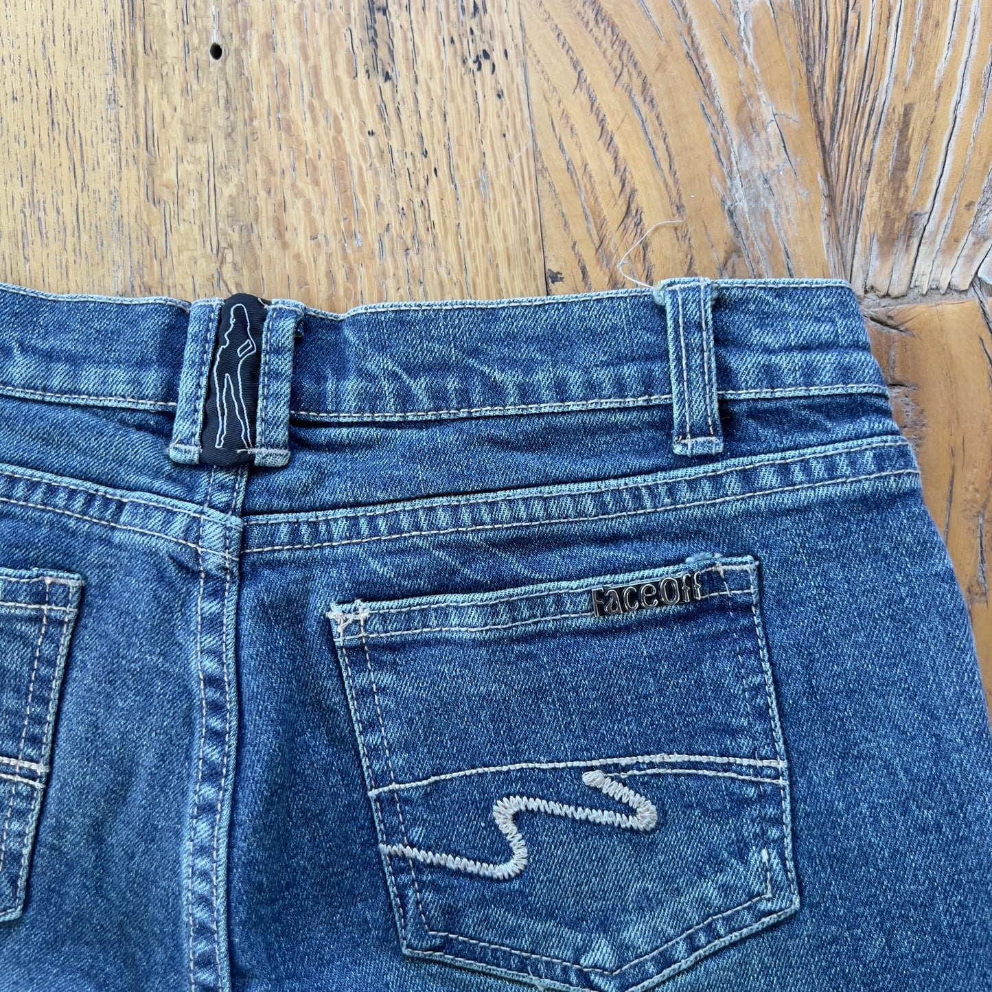 y2k deadstock Face Off jeans