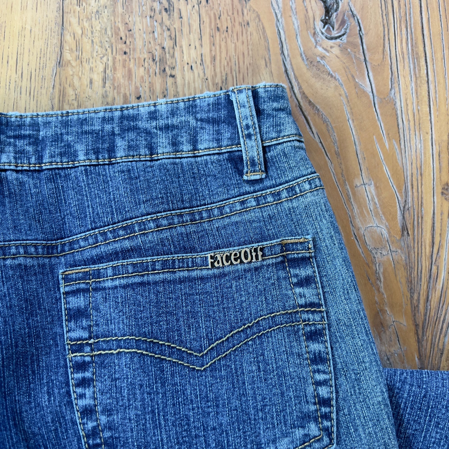 y2k deadstock Face Off jeans