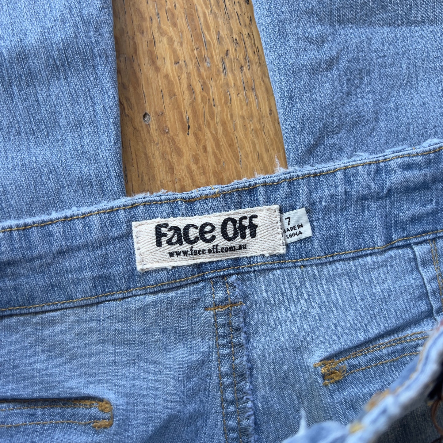y2k deadstock Face Off jeans