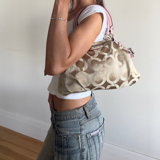 pink Coach Madison bag