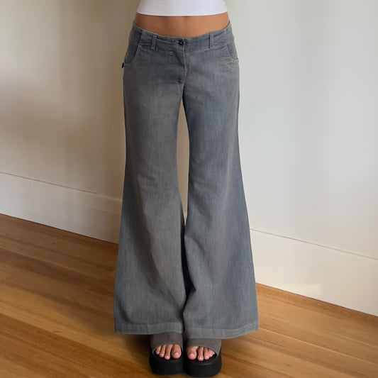 low rise wide leg jeans