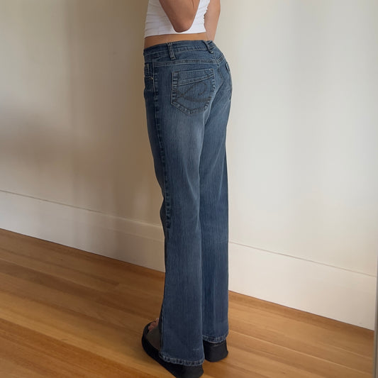 bootcut denim jeans