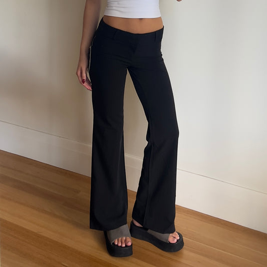 deadstock black Face Off trousers