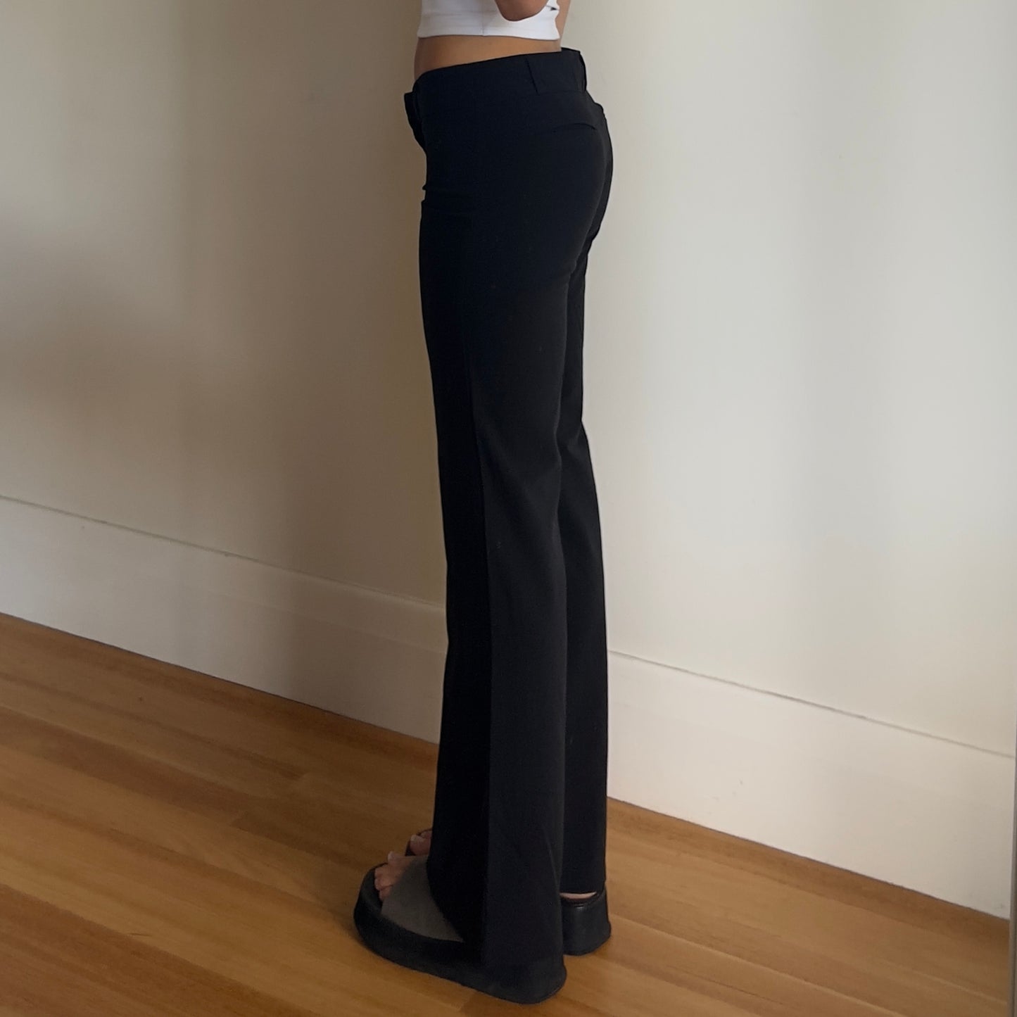 deadstock black Face Off trousers