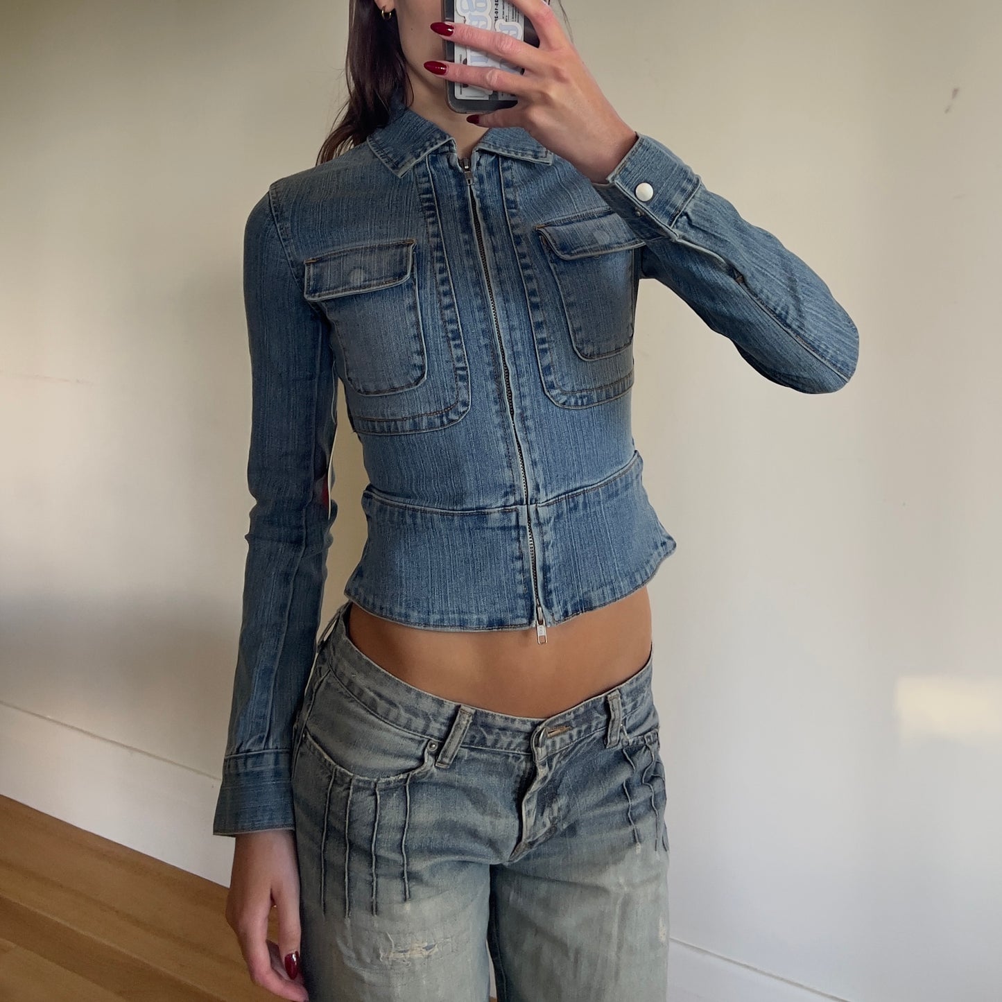 deadstock Face Off denim jacket