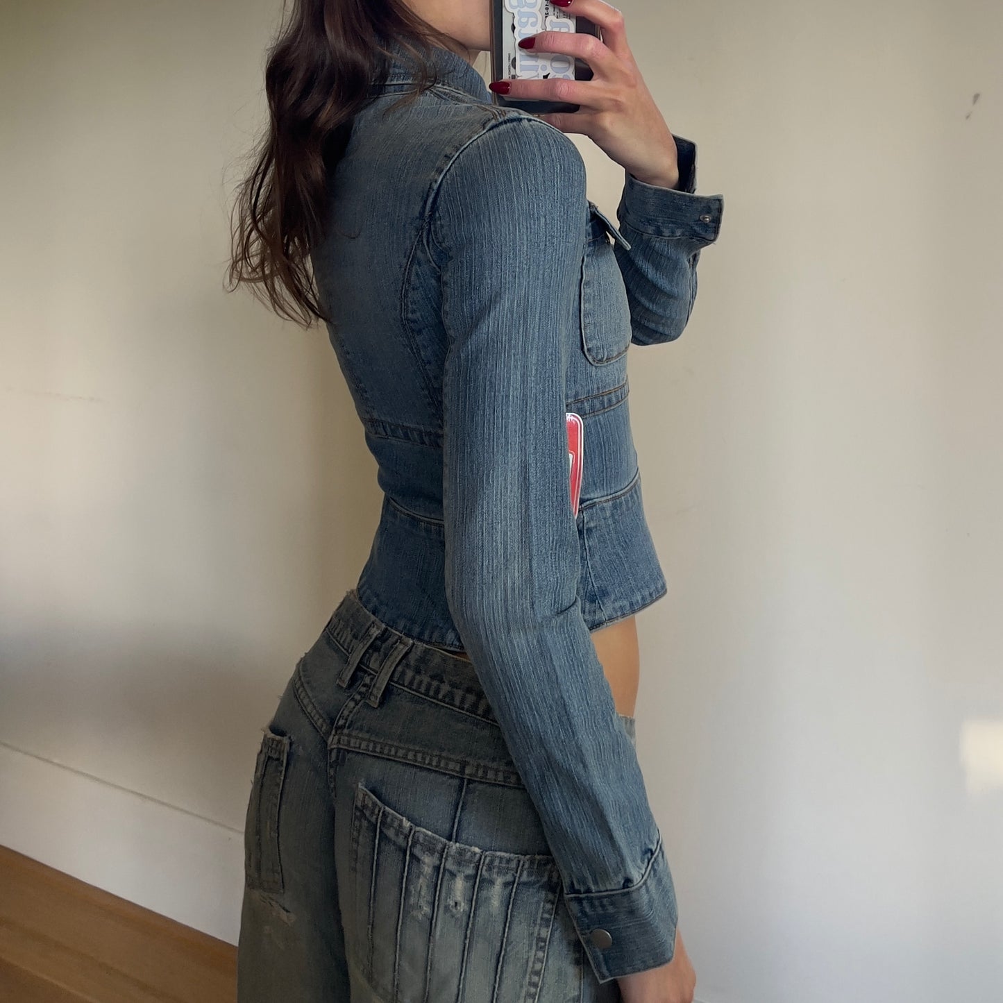 deadstock Face Off denim jacket