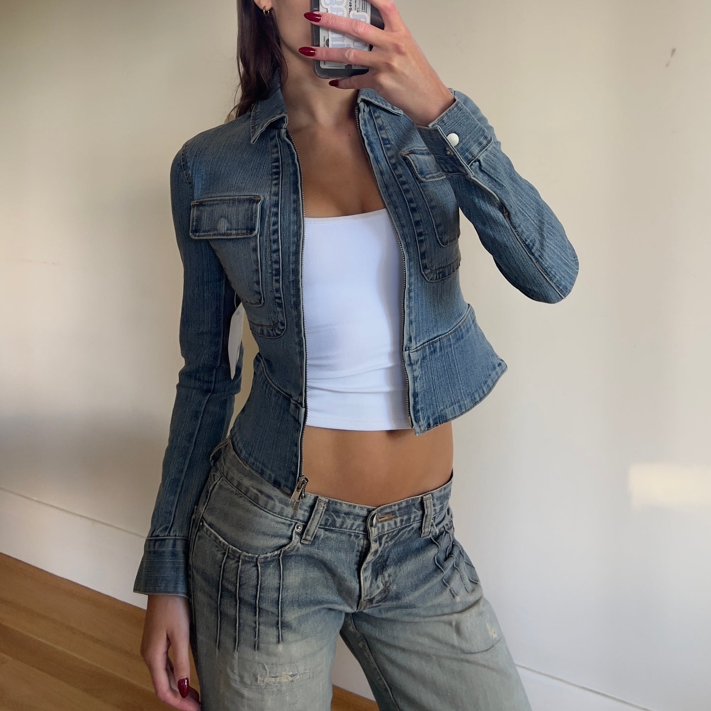 deadstock Face Off denim jacket