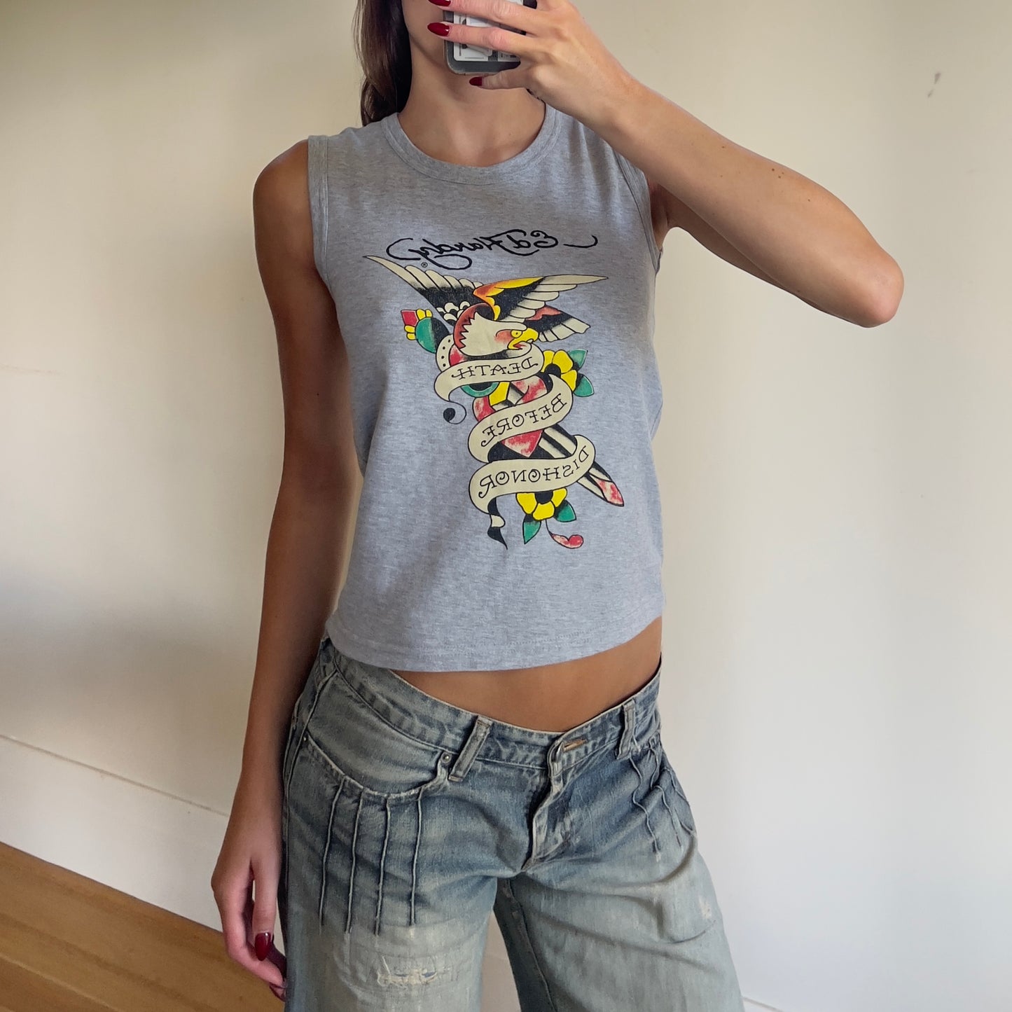 y2k Ed Hardy tank
