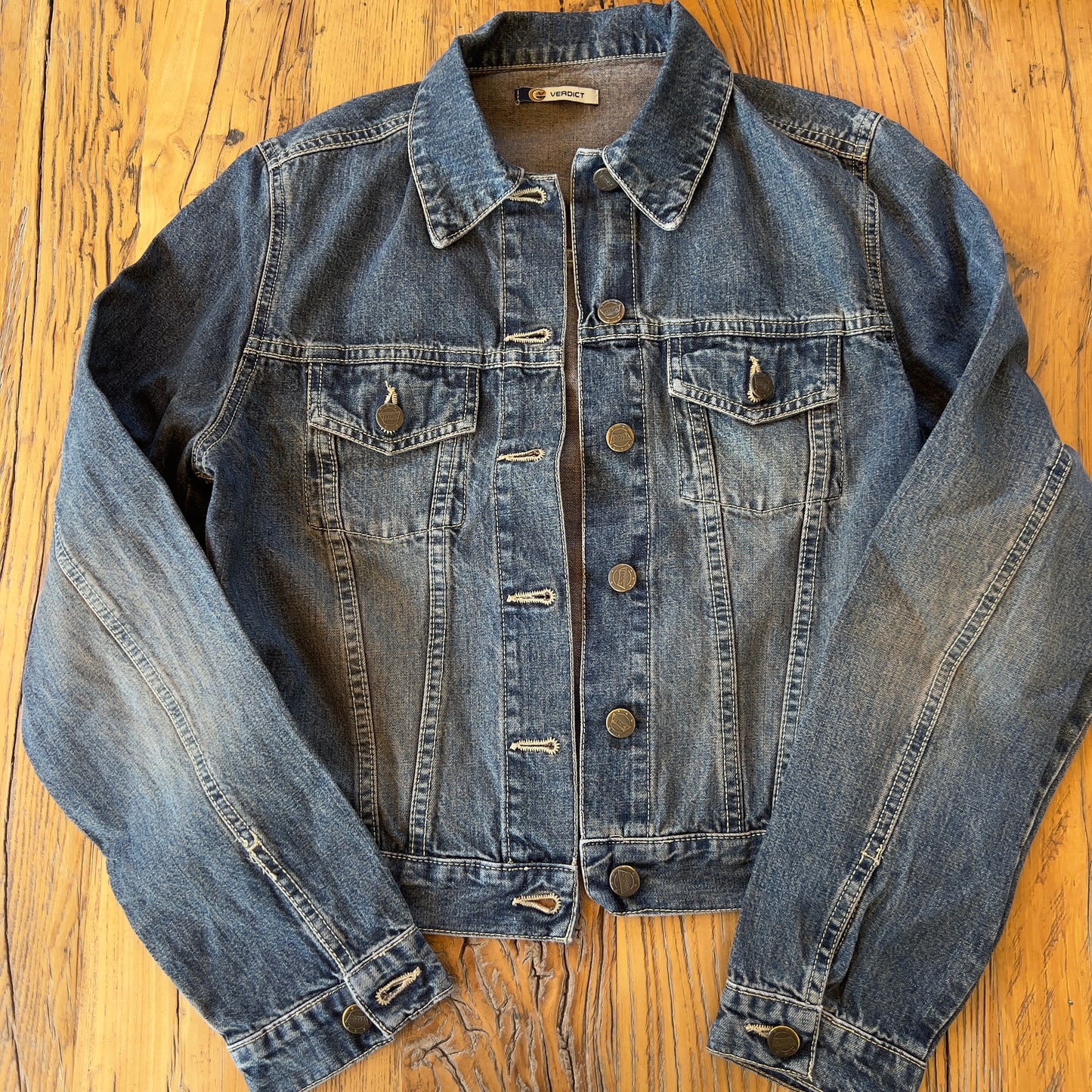 acid wash denim jacket