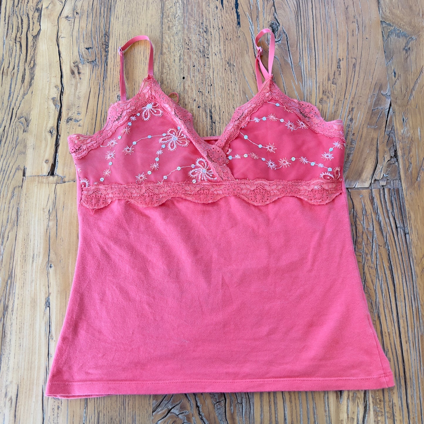 y2k peach cami