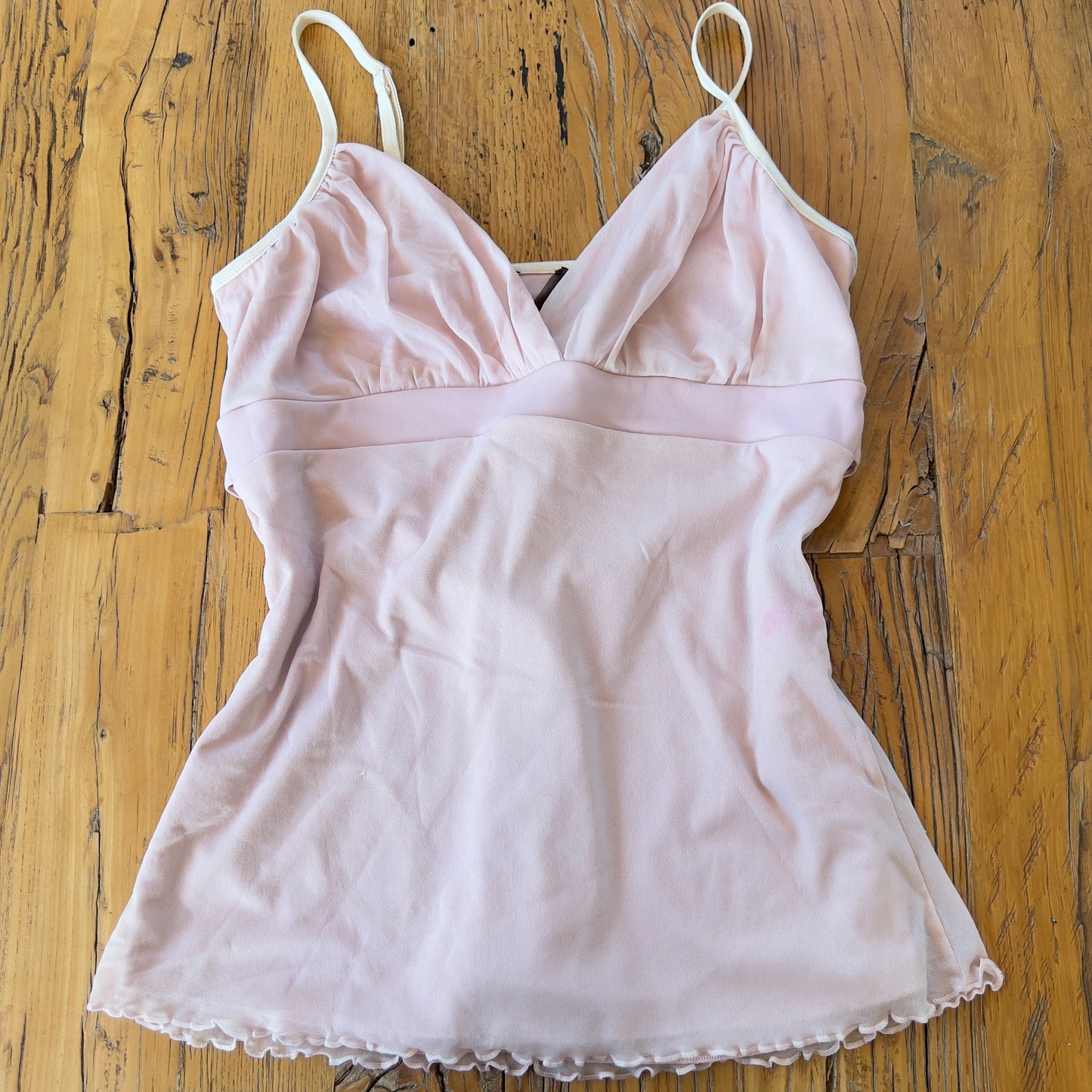 pink babydoll cami
