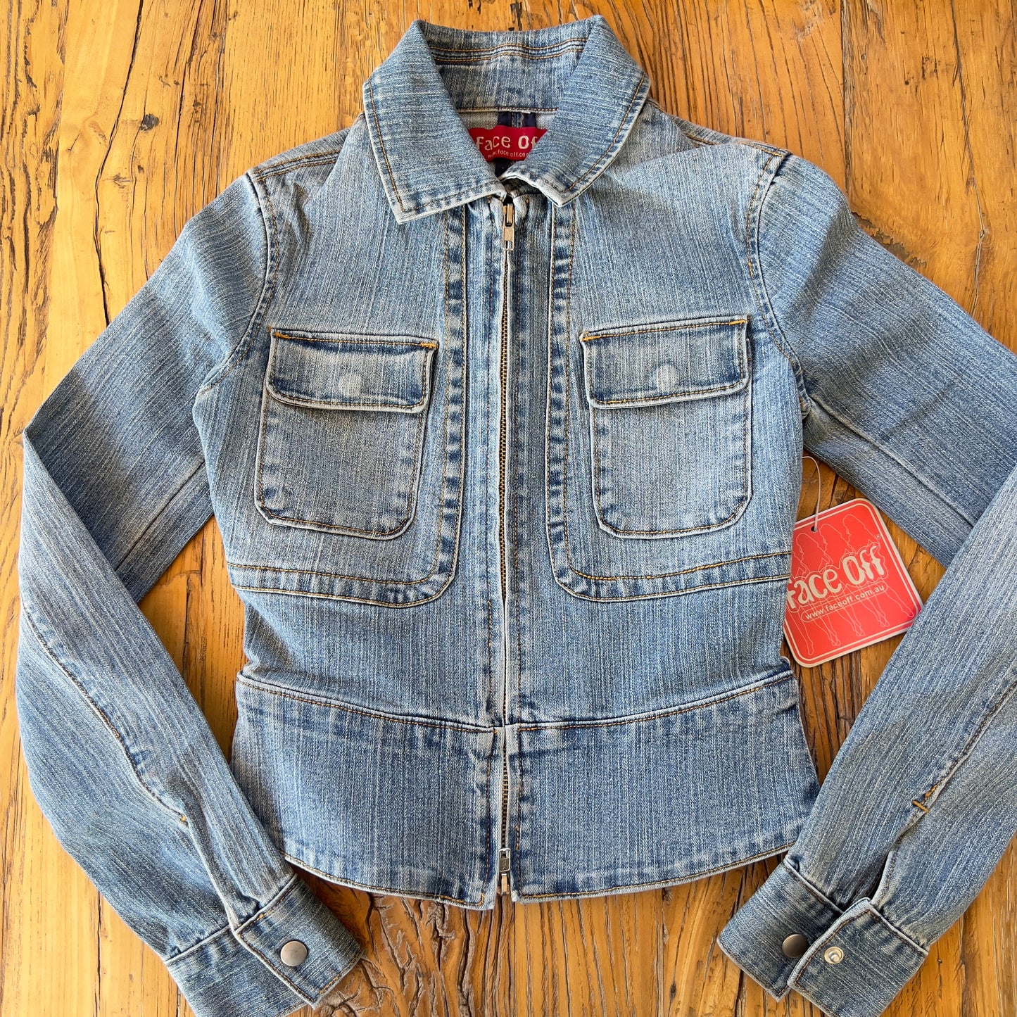 deadstock Face Off denim jacket