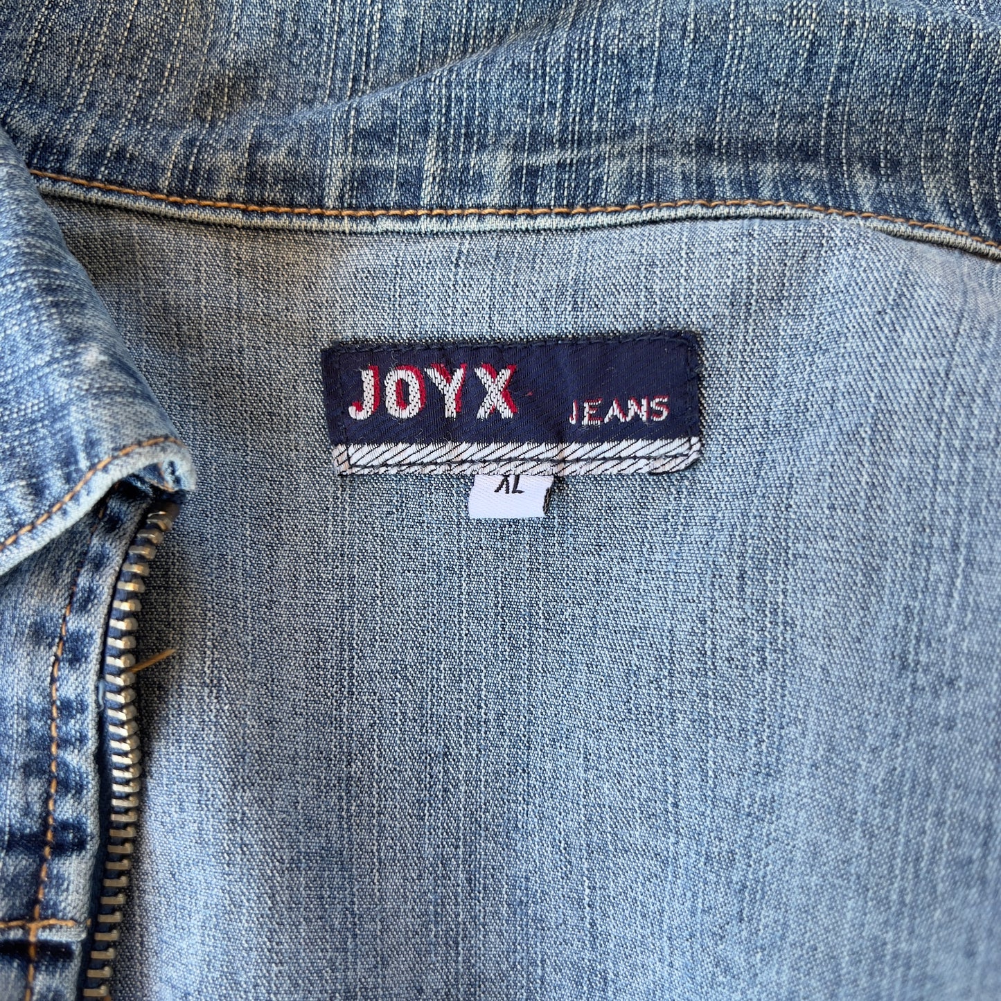 denim zip up jacket