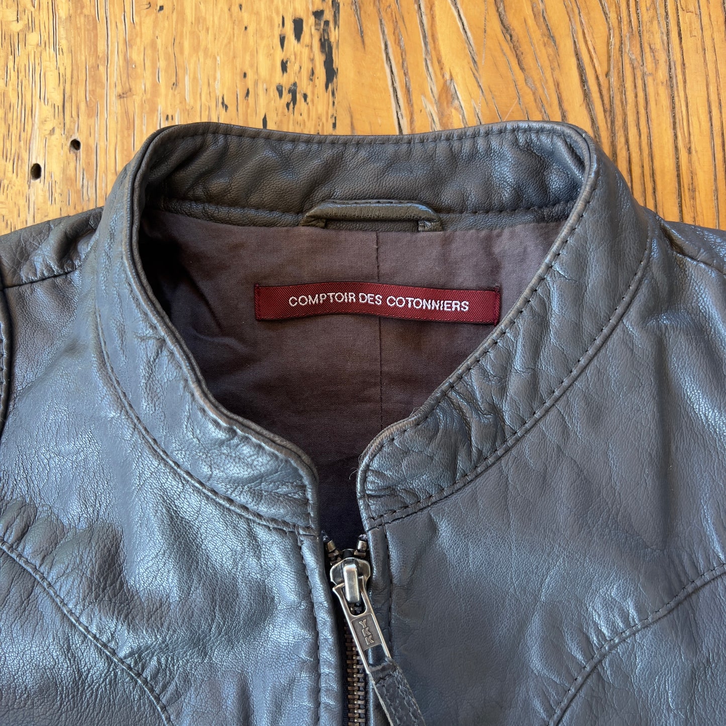 90s leather jacket
