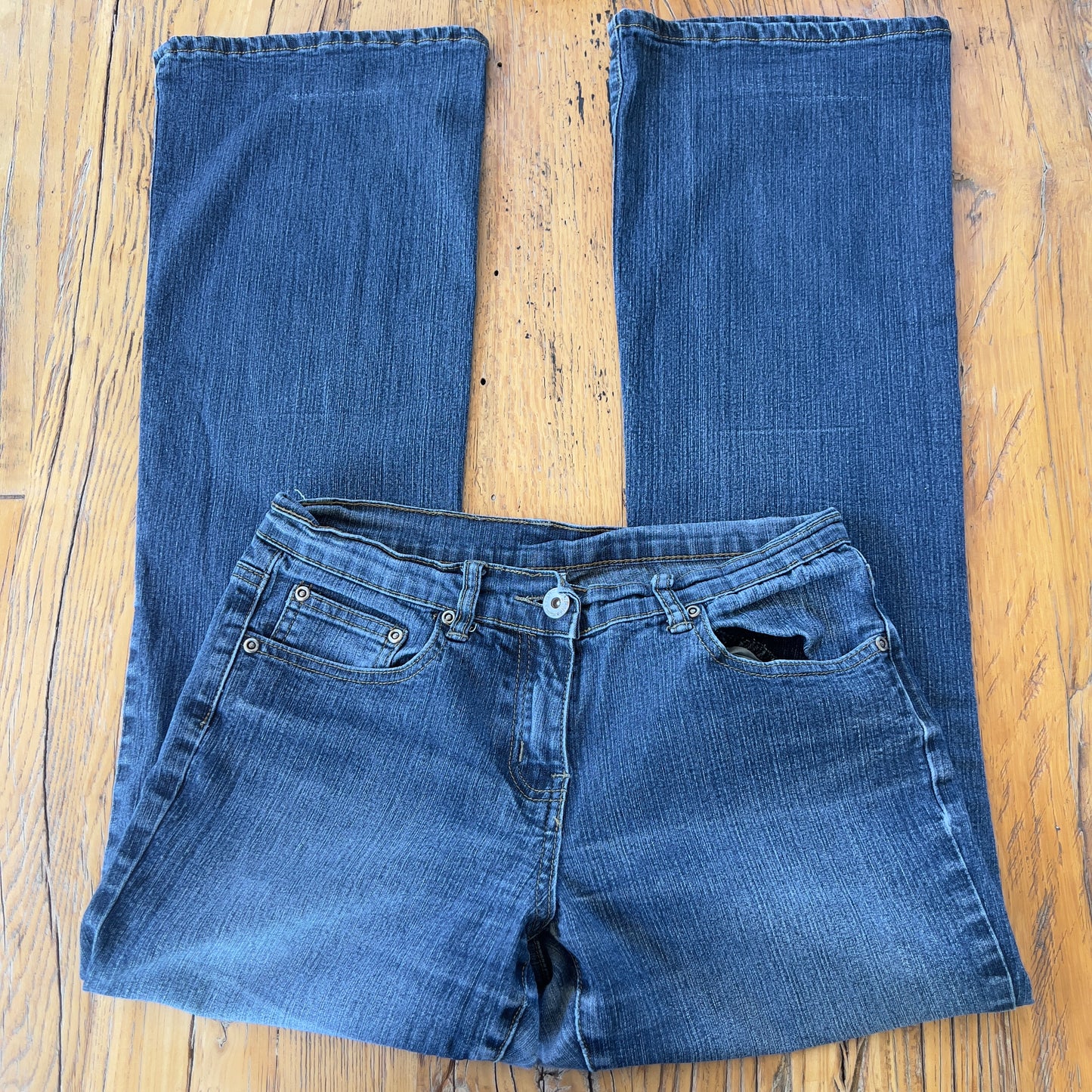 bootcut denim jeans