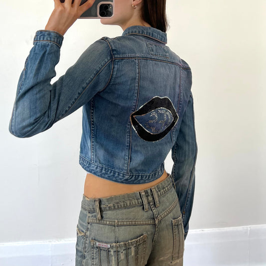 cropped denim jacket
