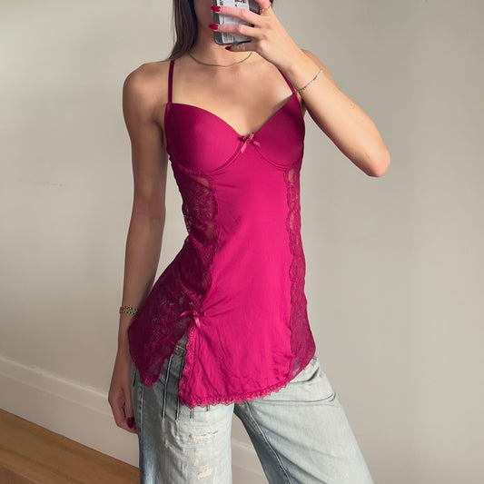 lace bustier baby doll top