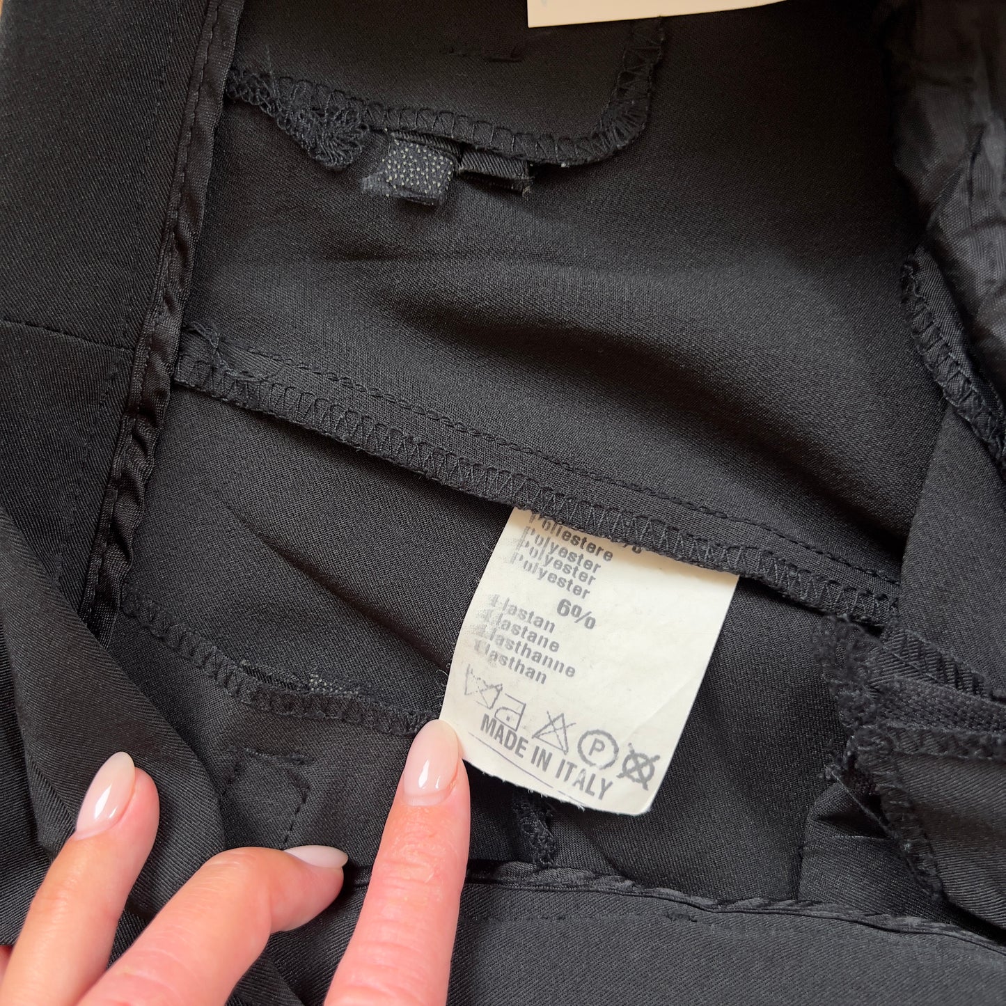 low rise wide leg trousers