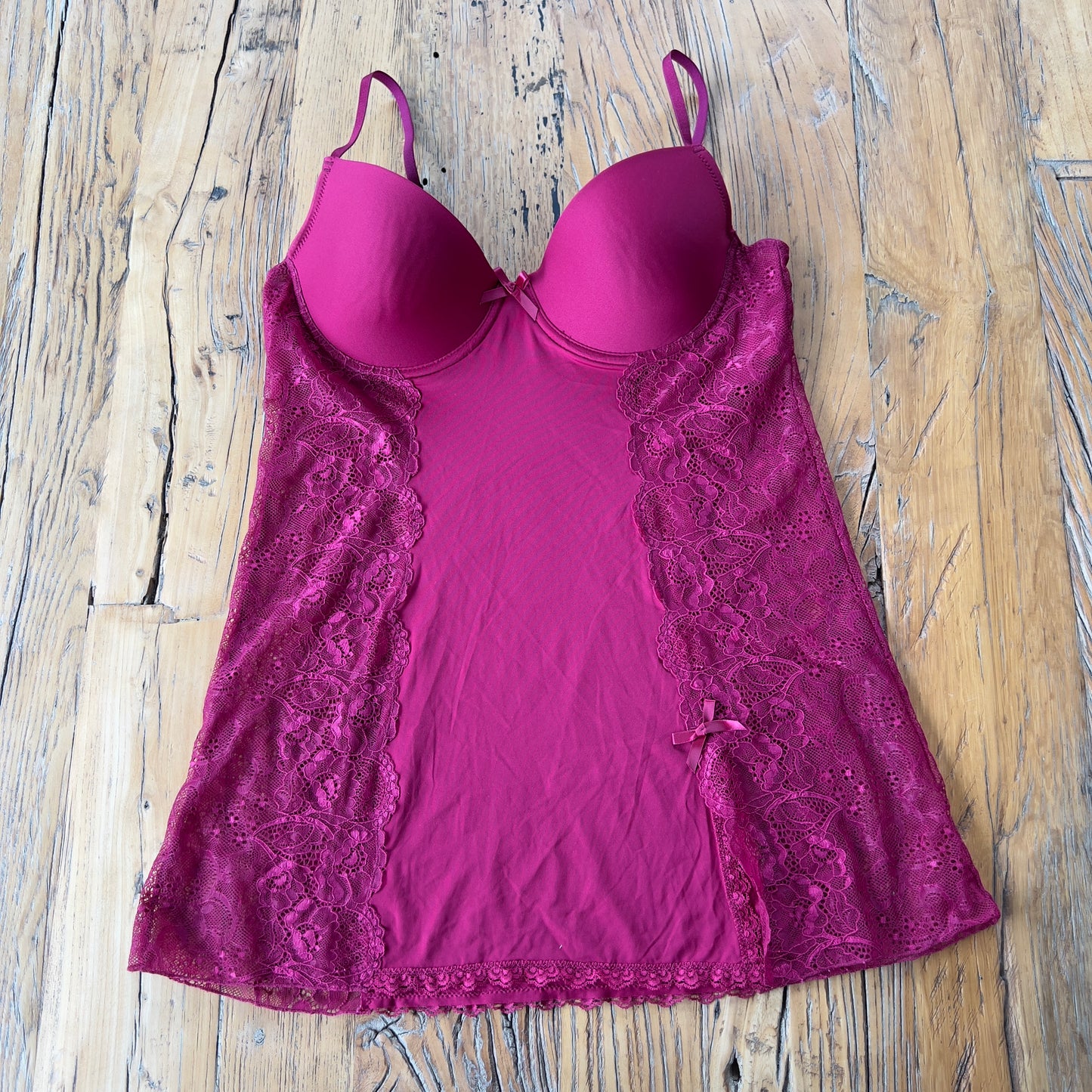 lace bustier baby doll top