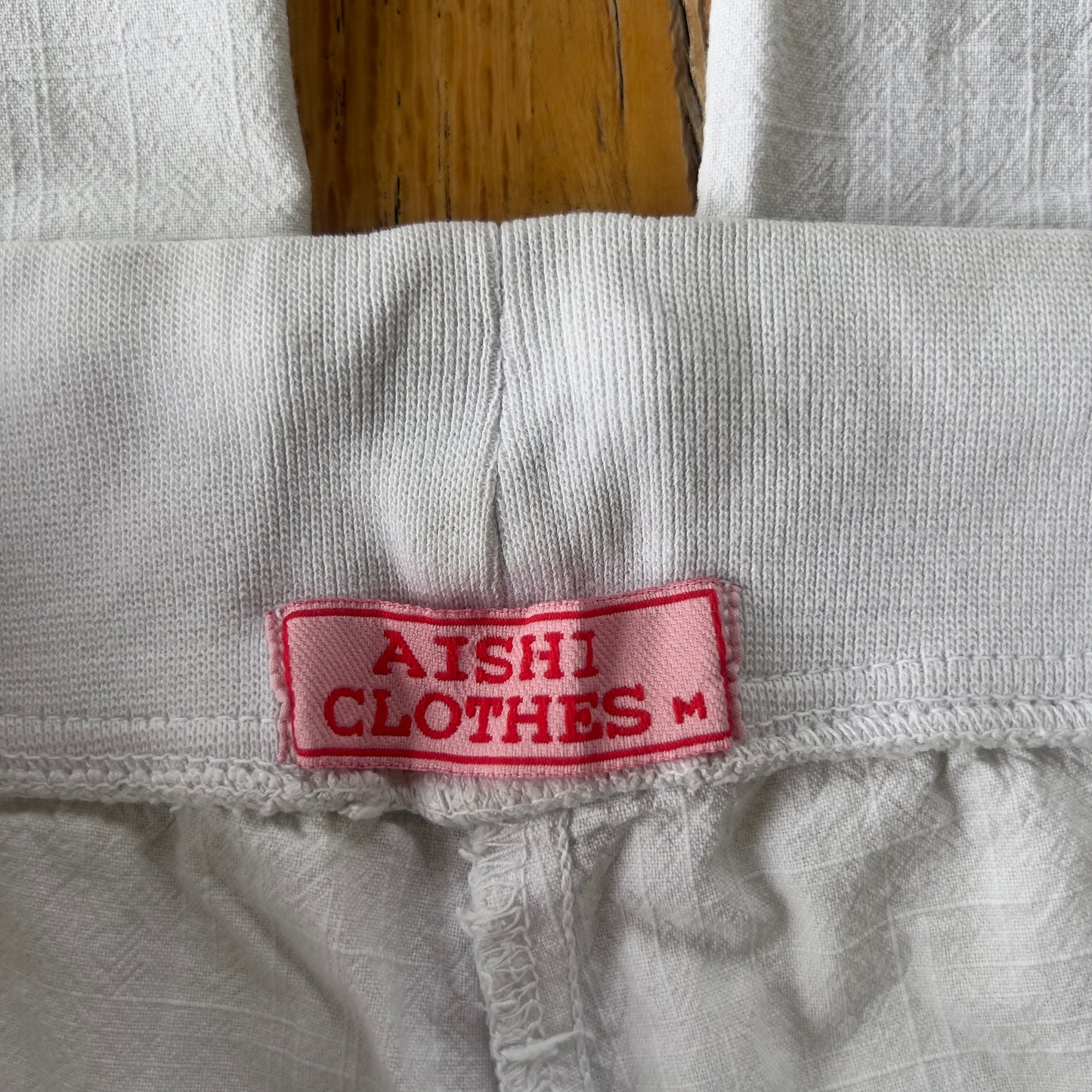 wide leg cotton pants