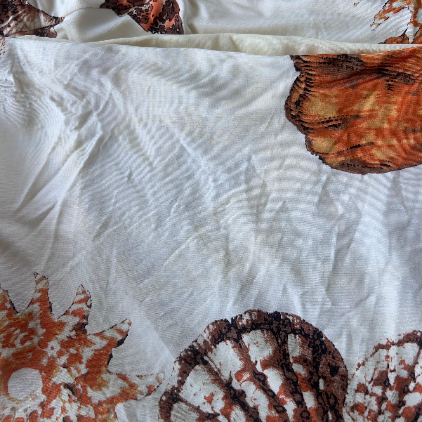 graphic print maxi skirt