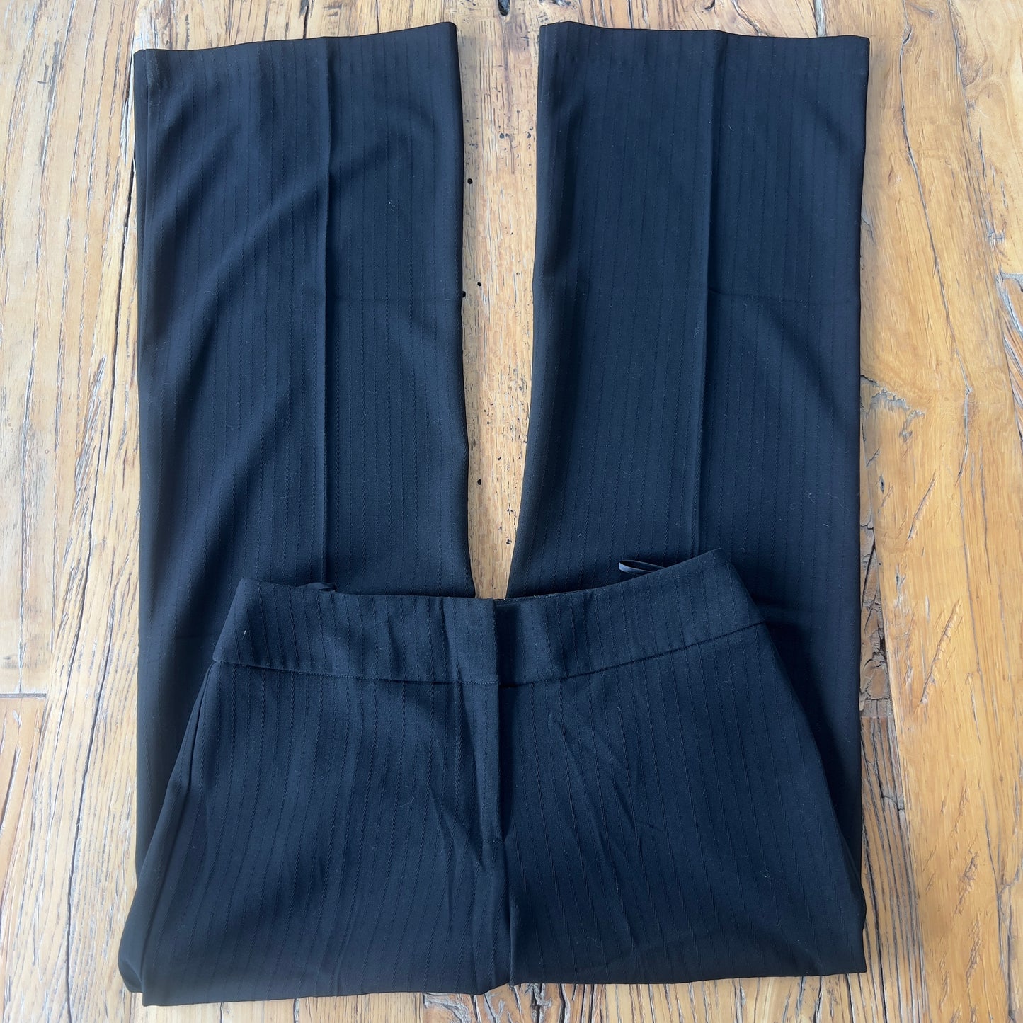 black tailored trousers