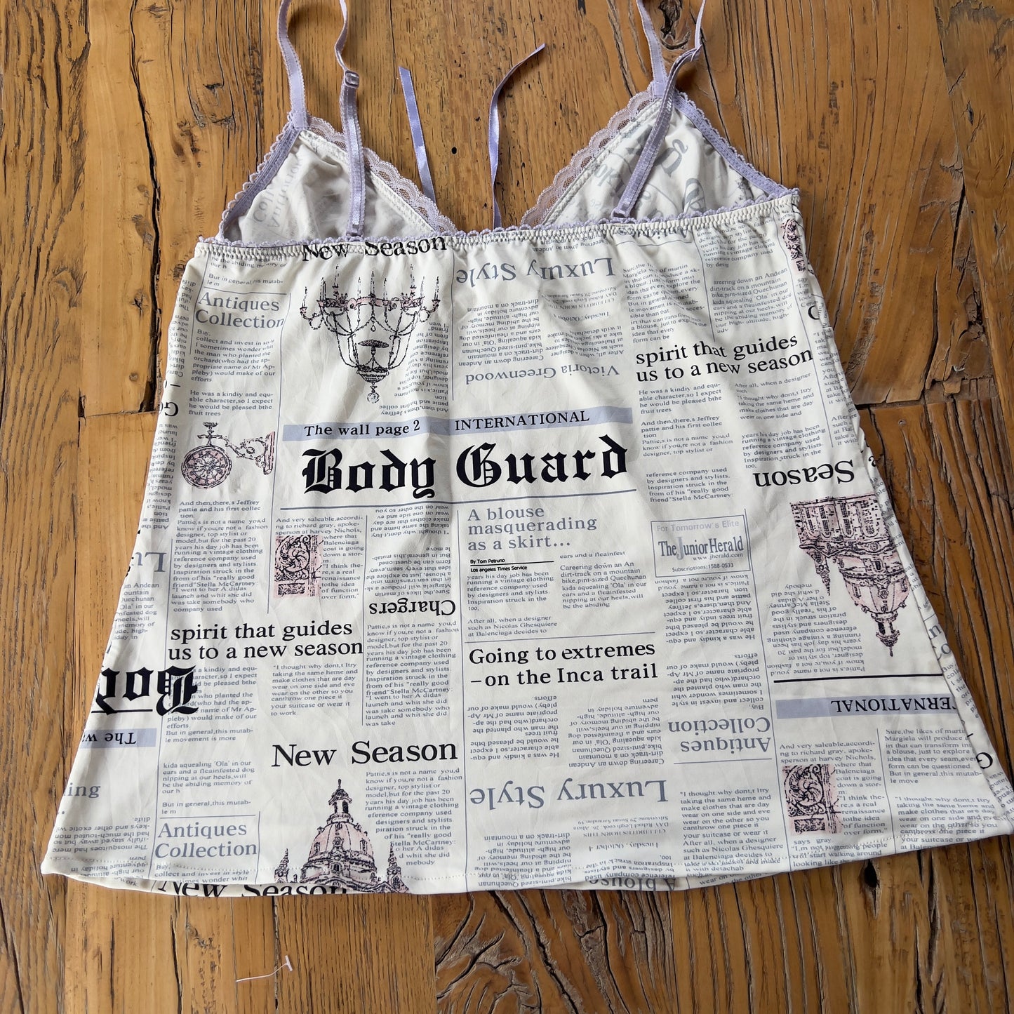 y2k graphic print cami