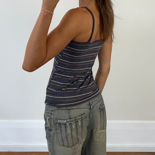 stripe knot cami