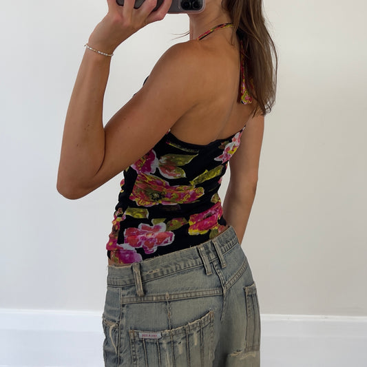 floral halter top
