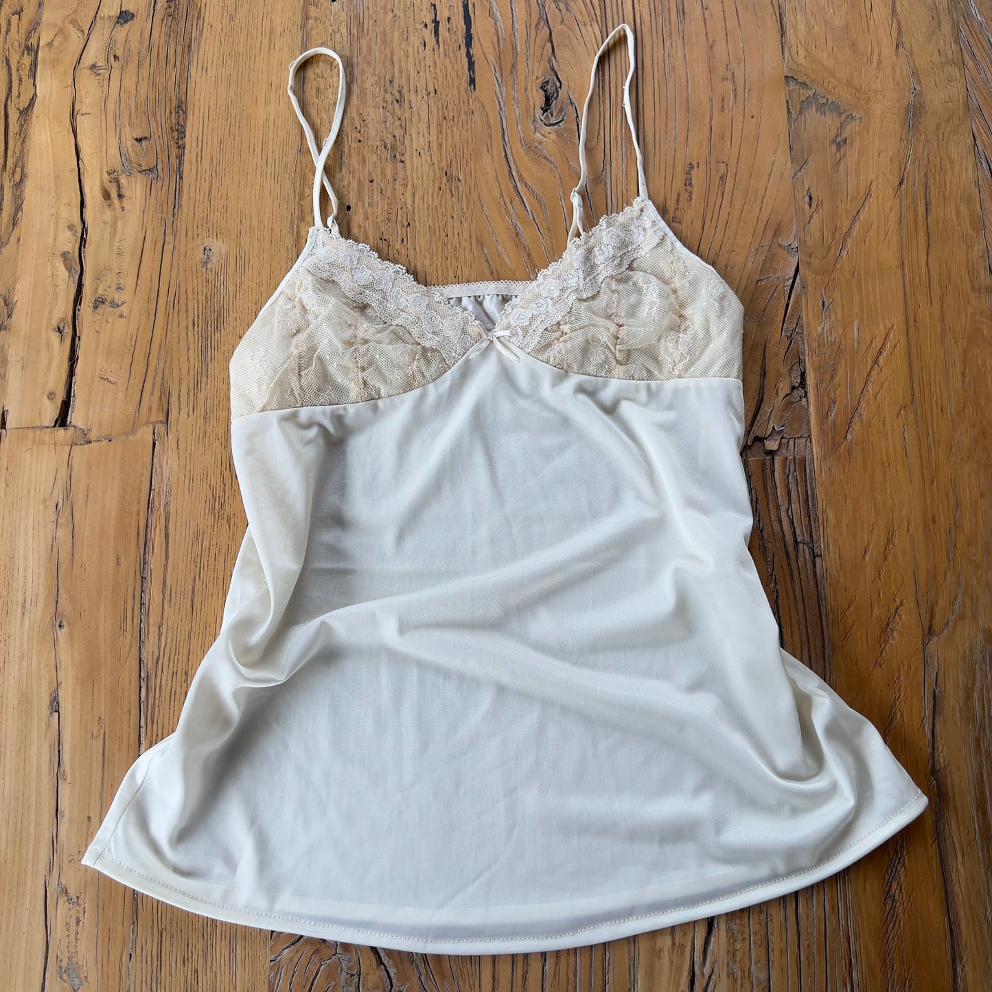 silky lace cami