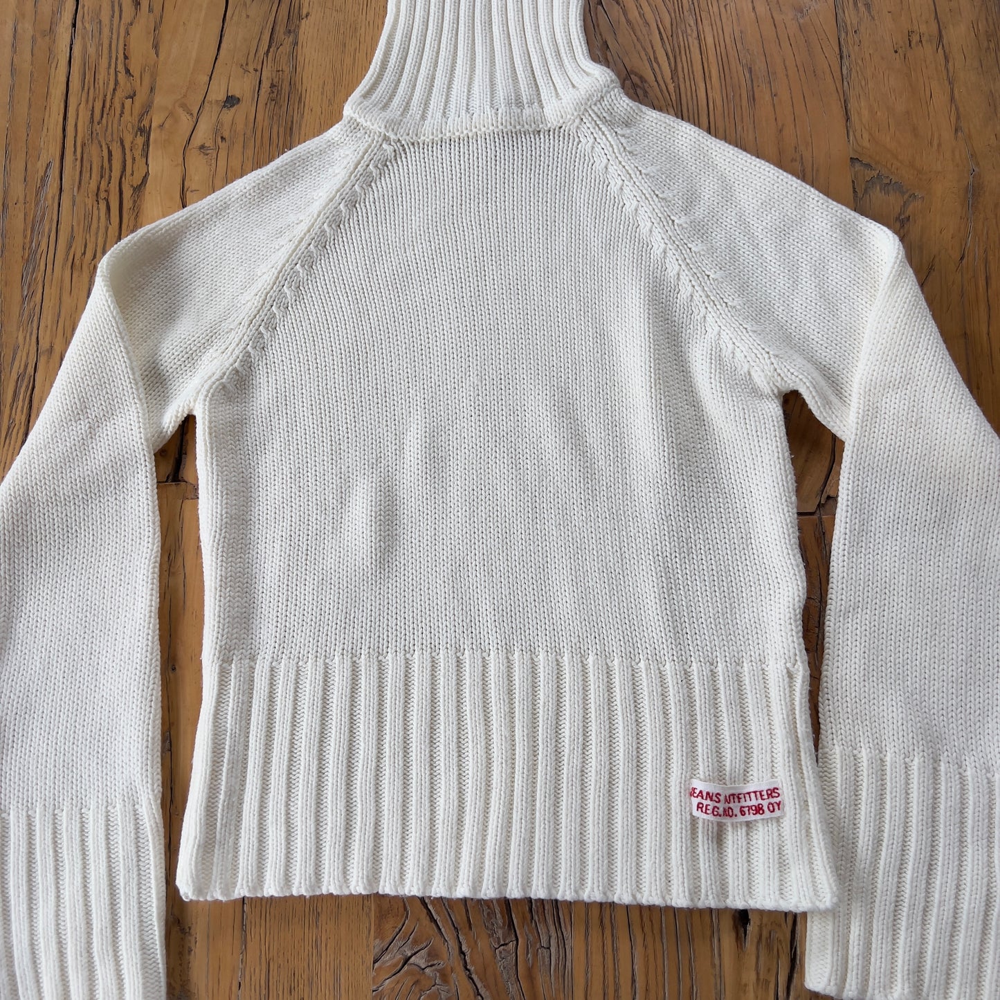 cream knit jumper