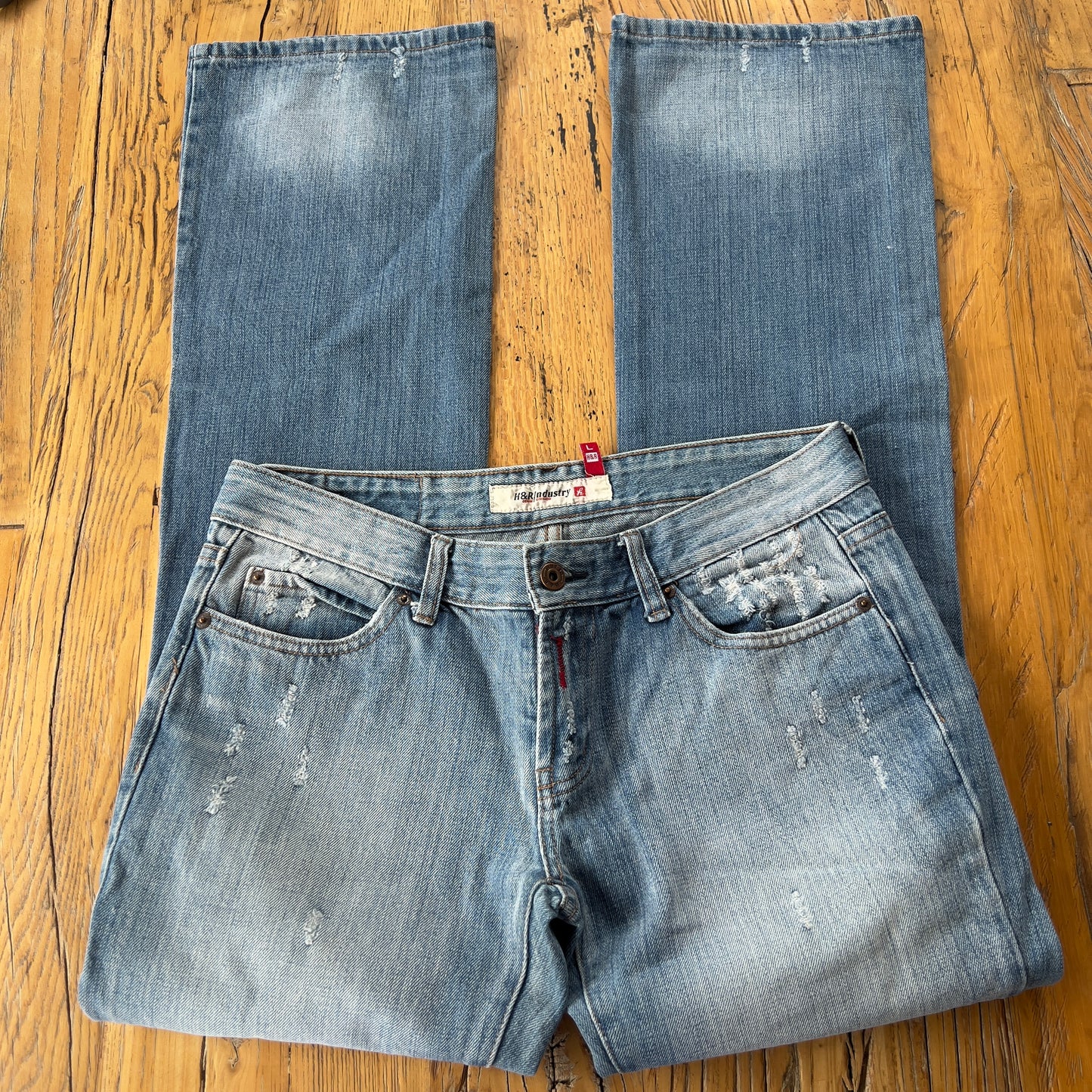baggy denim jeans