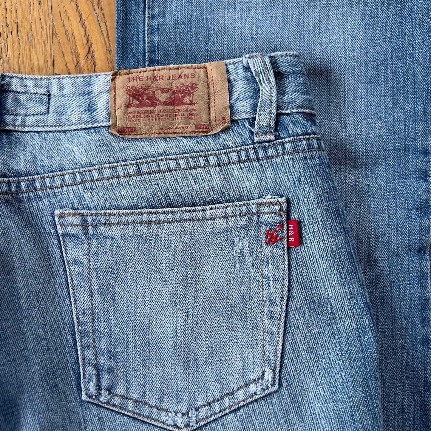 baggy denim jeans