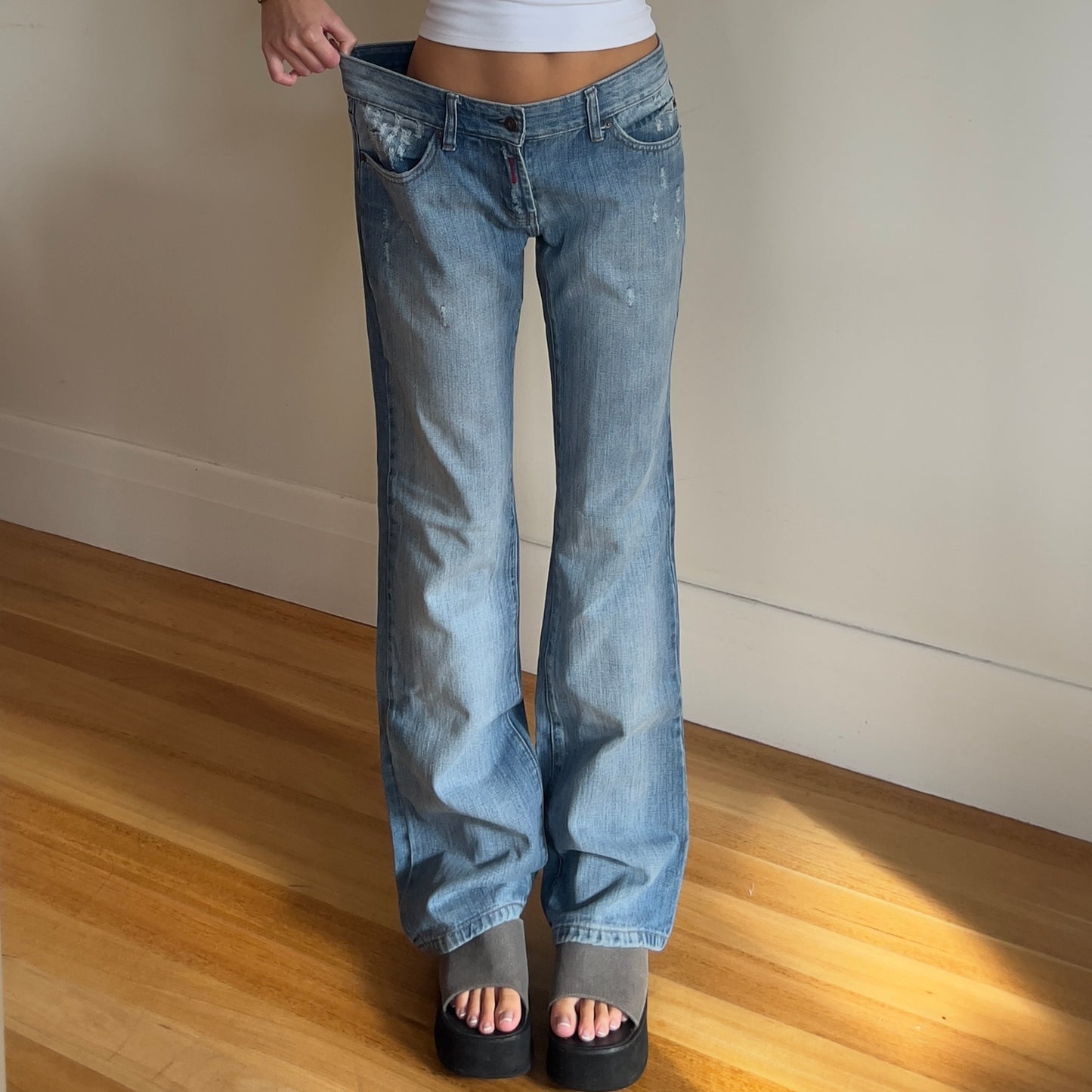baggy denim jeans