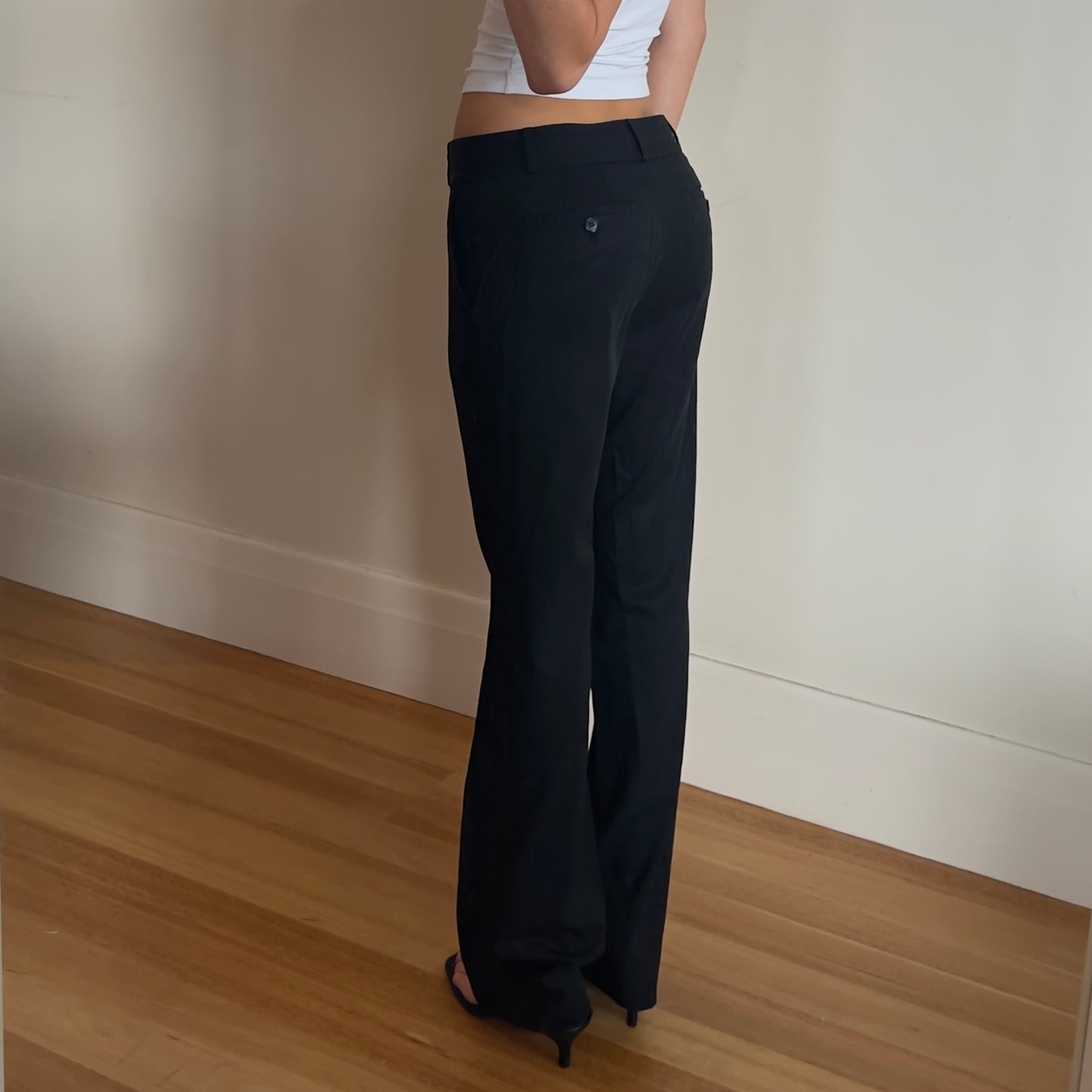 black trousers