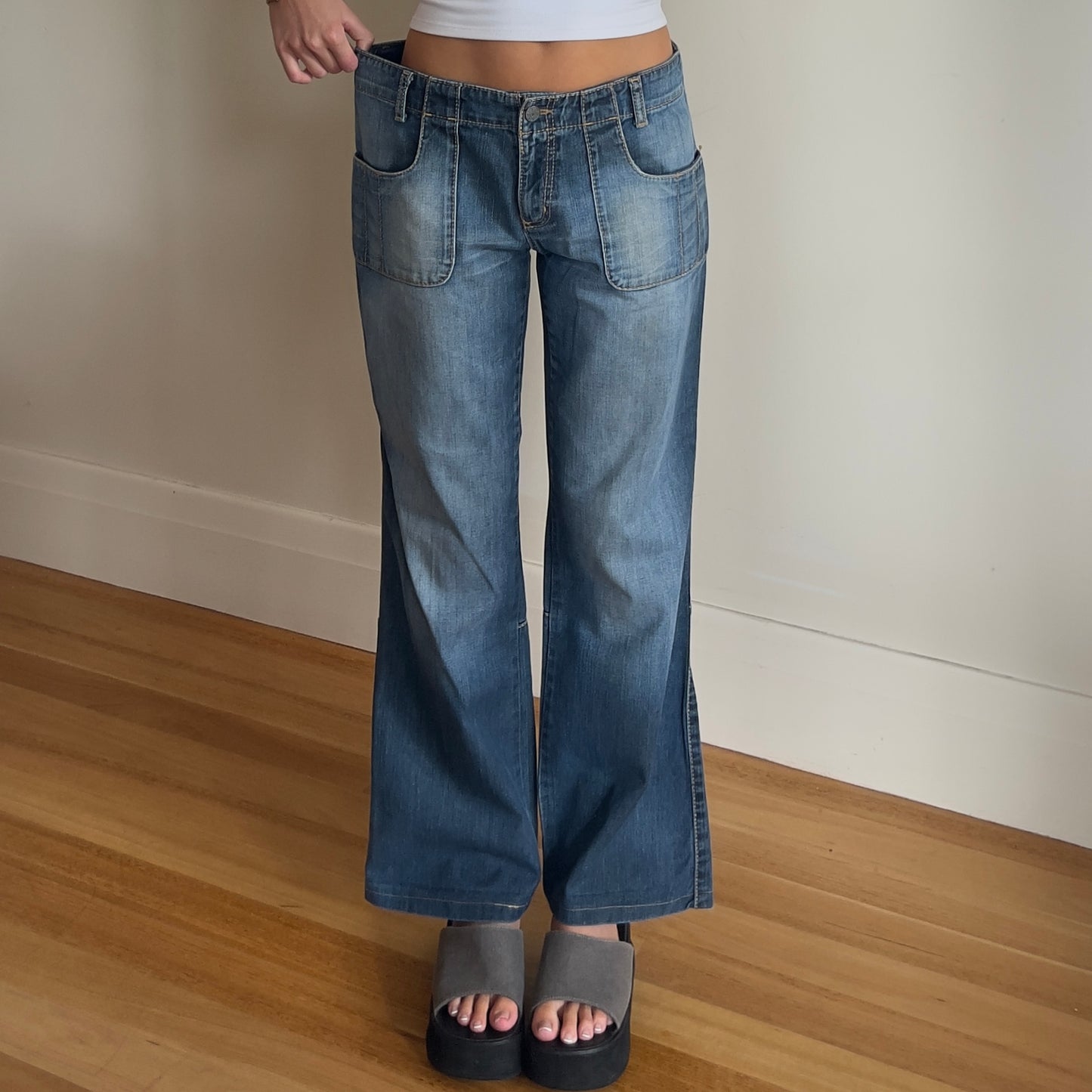 workwear style jeans