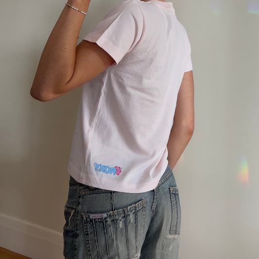 2000s graphic Roxy tee