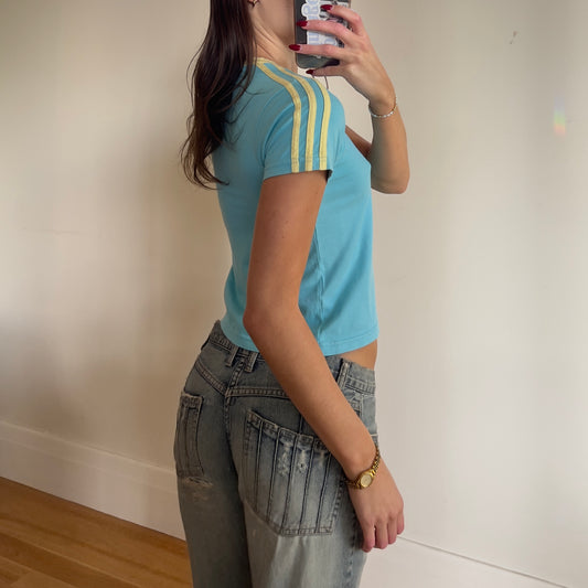 y2k graphic Adidas tee