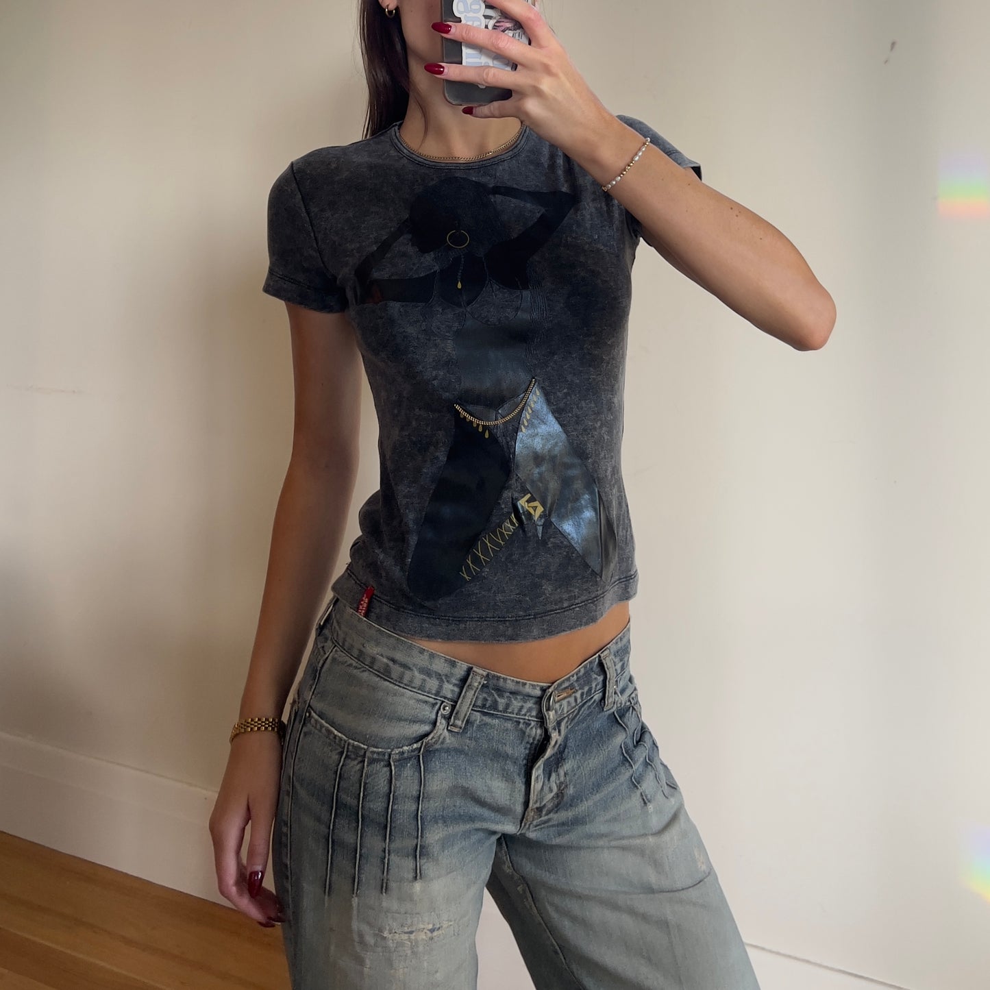y2k graphic Miss Sixty baby tee