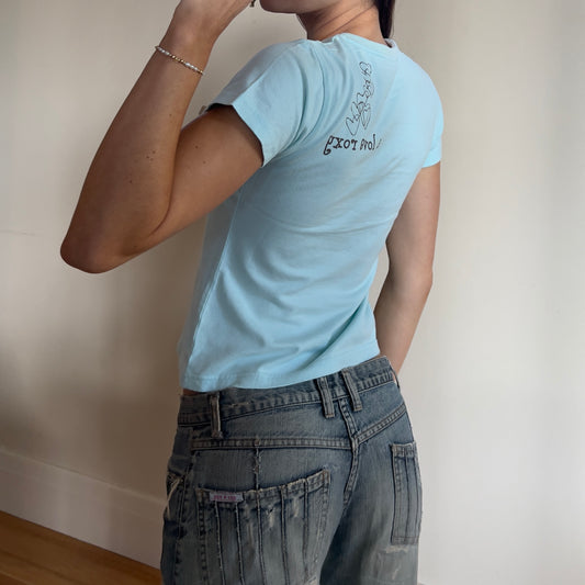 y2k graphic Roxy tee