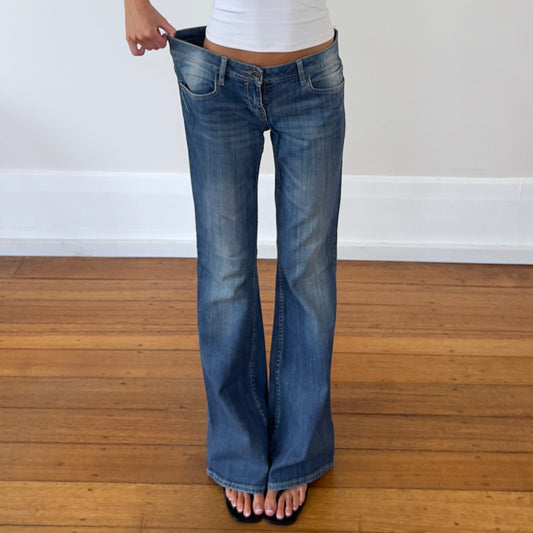 wide leg denim jeans