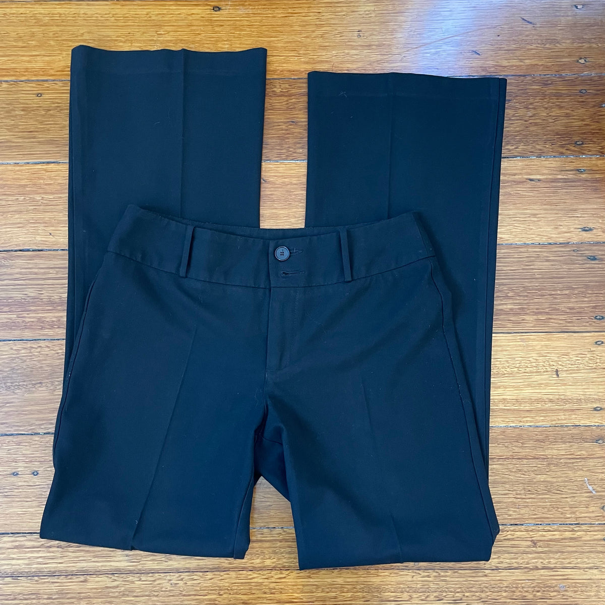 black trousers