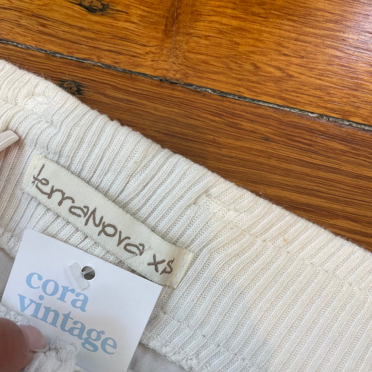 white cargo mini skirt