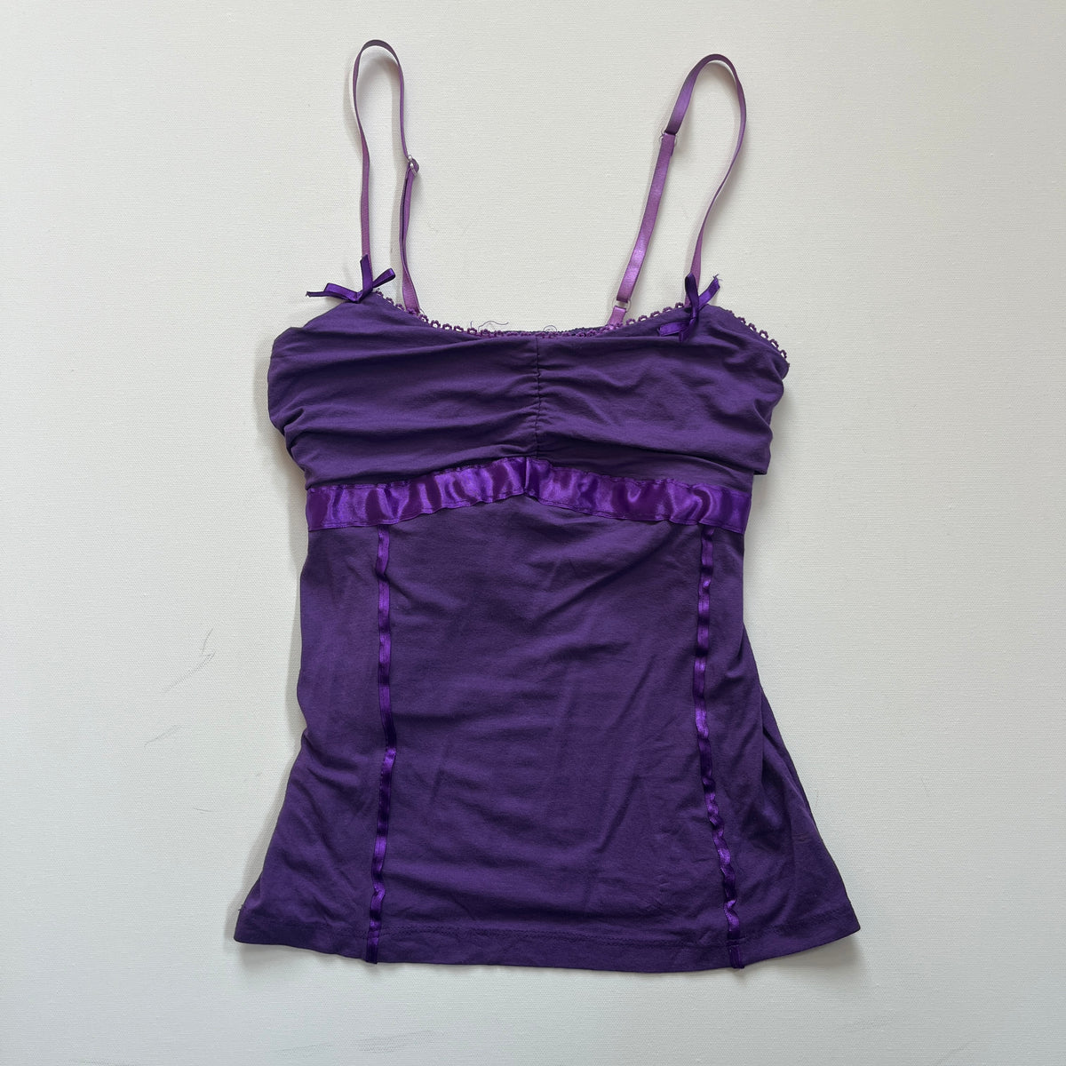 purple bow cami