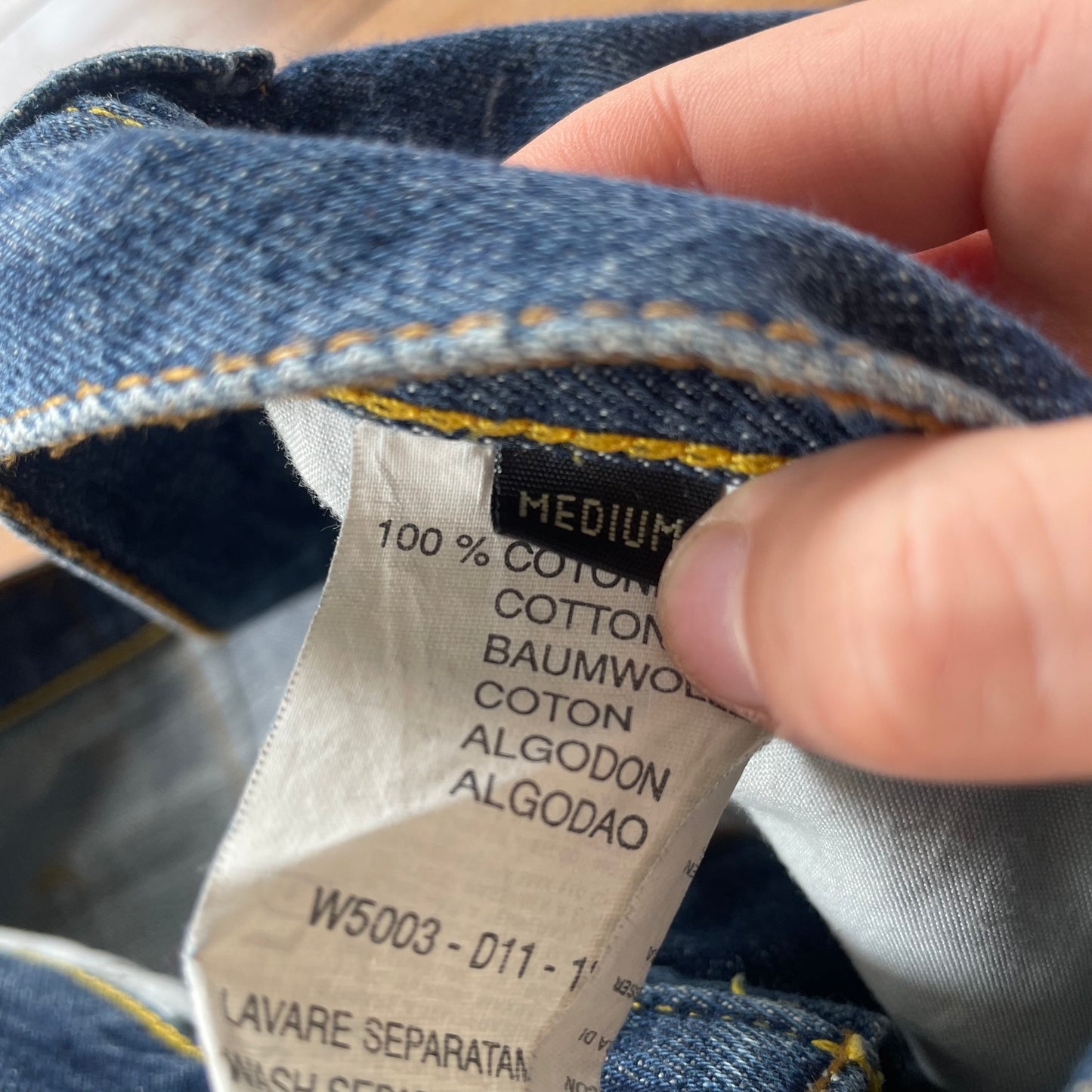 light denim mini skirt