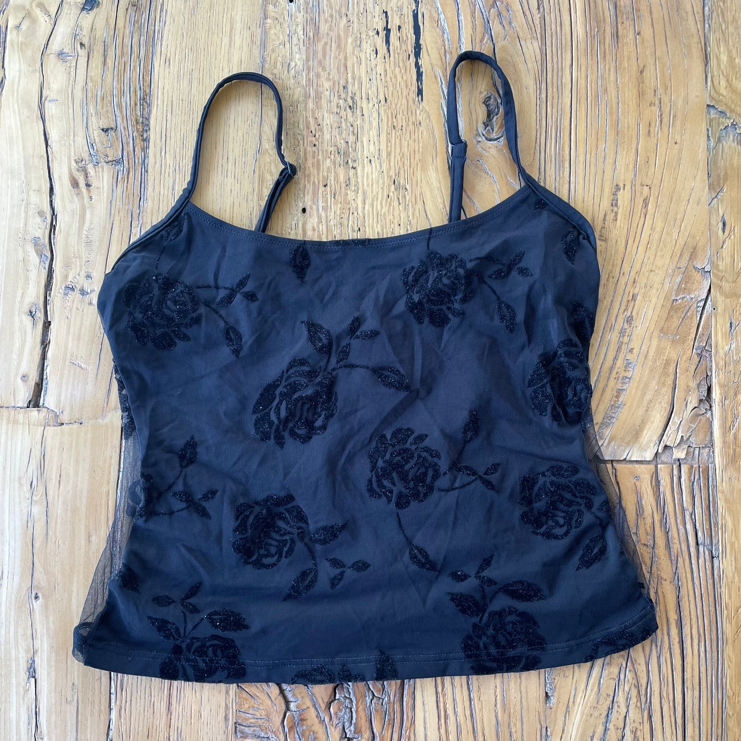black floral cami