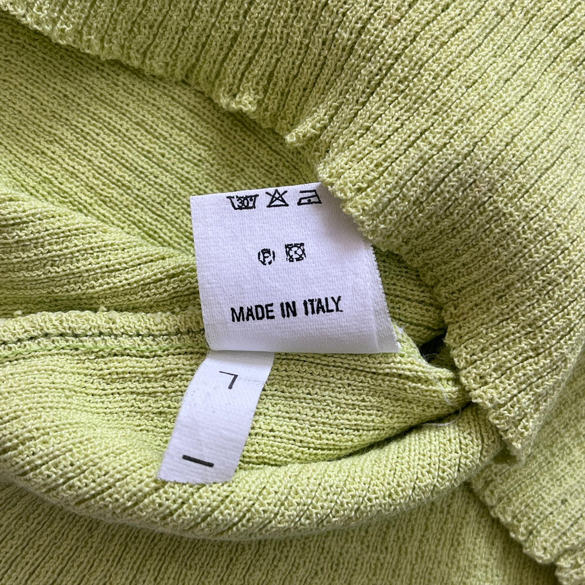 lime knit cami
