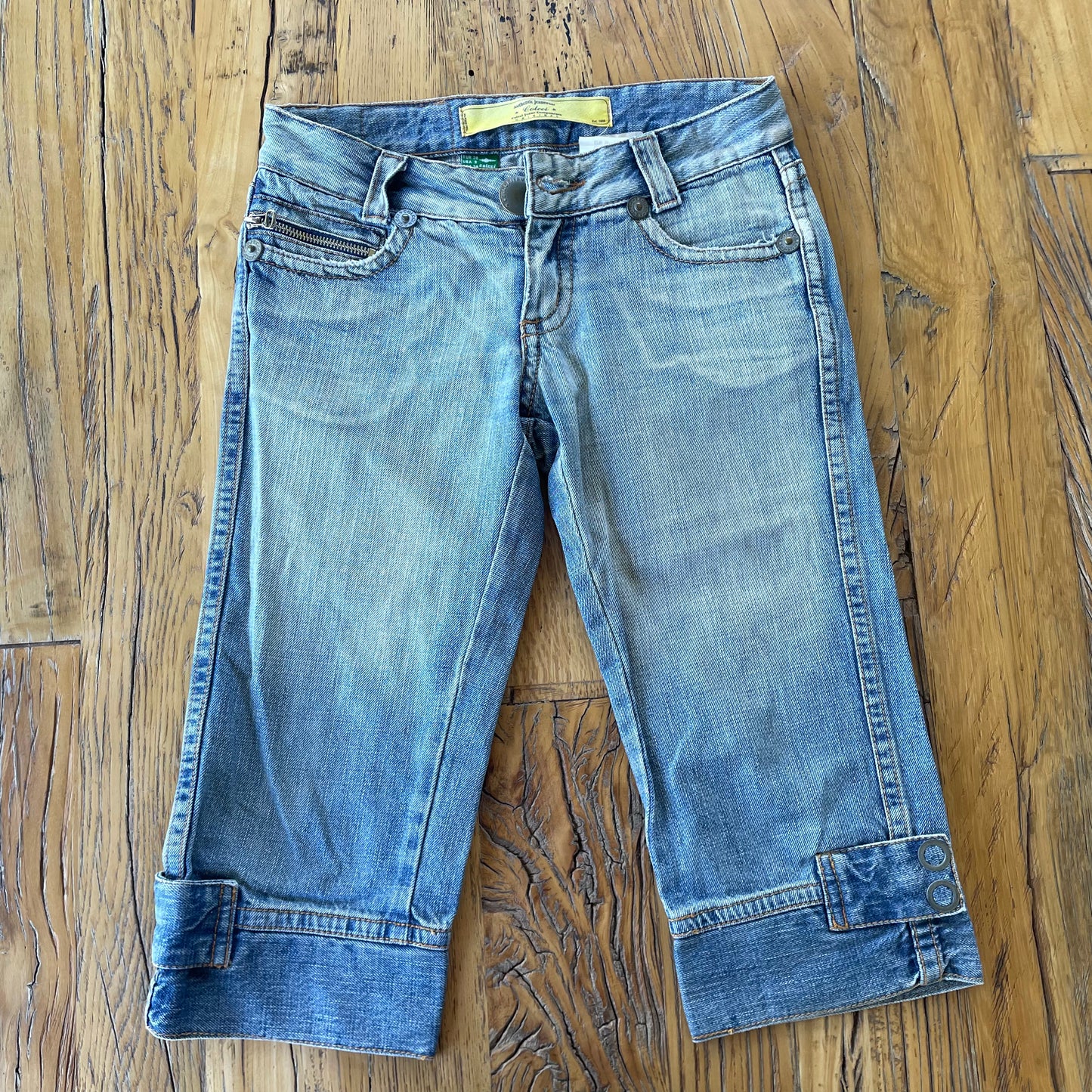 denim capri jeans