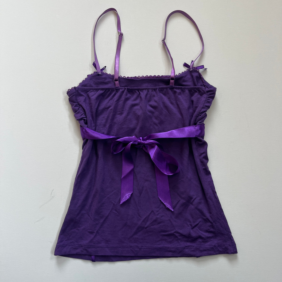 purple bow cami