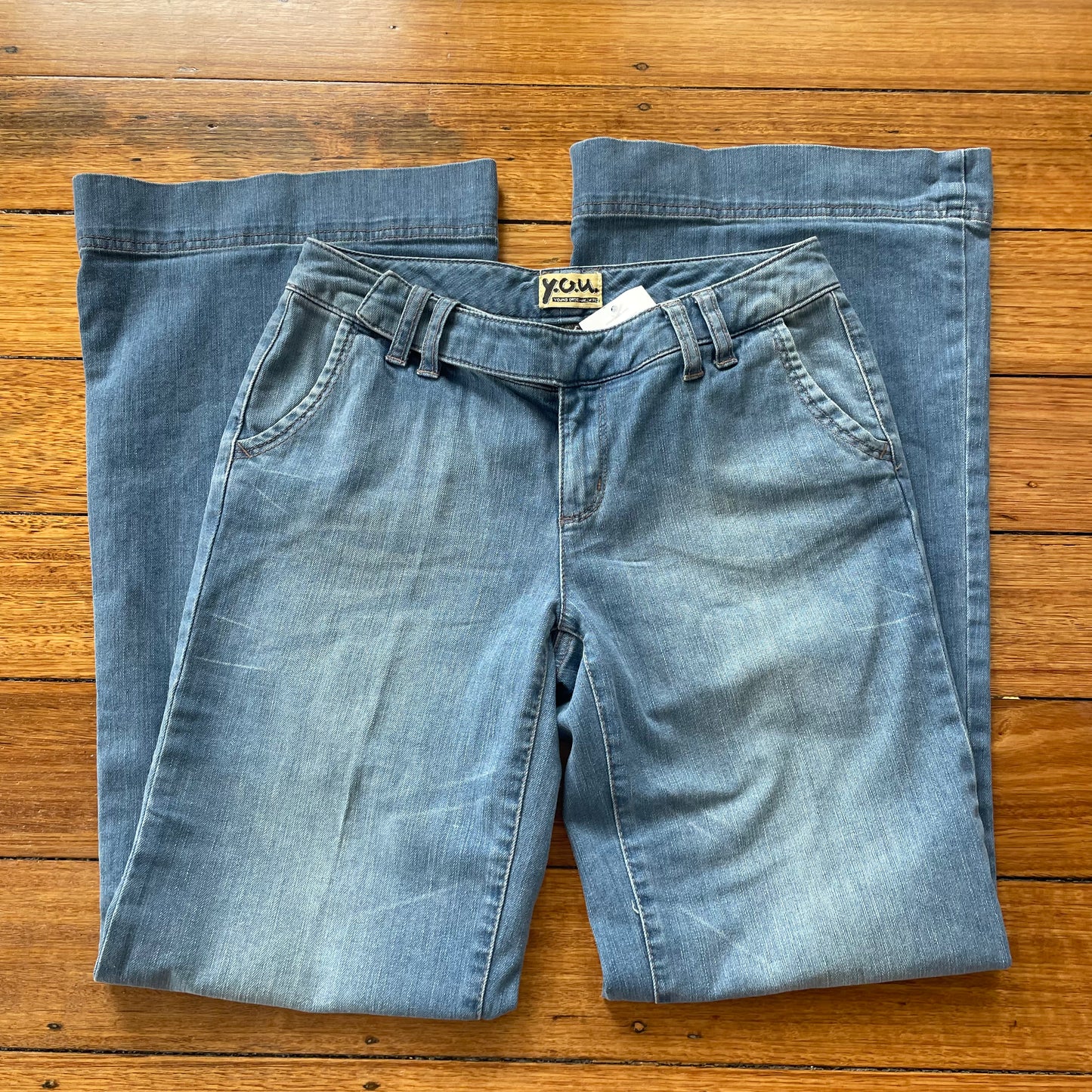 wide leg denim jeans